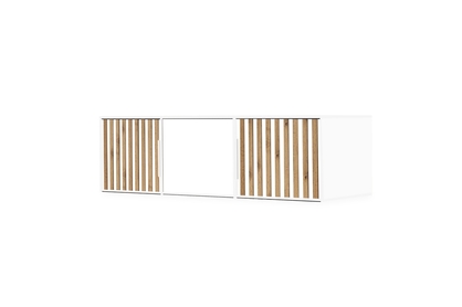 Nadstawka do szafy z lamelami Bali Lux D3 - biała