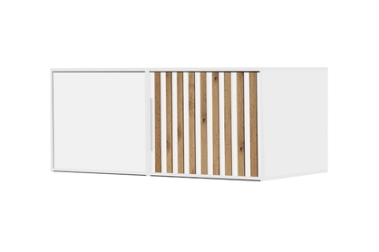 Nadstawka do szafy z lamelami Bali Lux D2 - biała