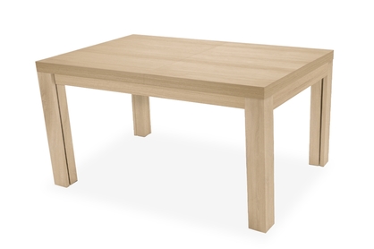 Stół w drewnianej okleinie rozkładany 200-400x100 cm Kalabria na drewnianych nogach