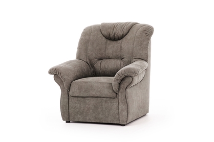 Fotel wypoczynkowy Lonigo - brązowa tkanina Preston 21