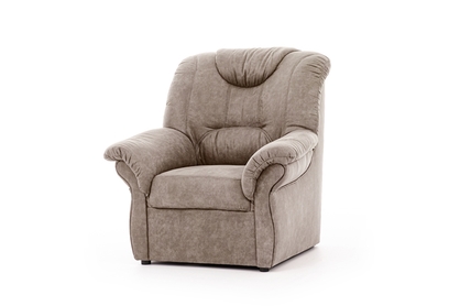 Fotel wypoczynkowy Lonigo - brązowa tkanina Forever 63