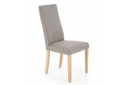 Krzesło tapicerowane Umina z drewnianymi nogami