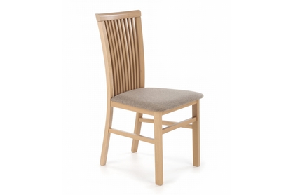Krzesło drewniane Remin z tapicerowanym siedziskiem