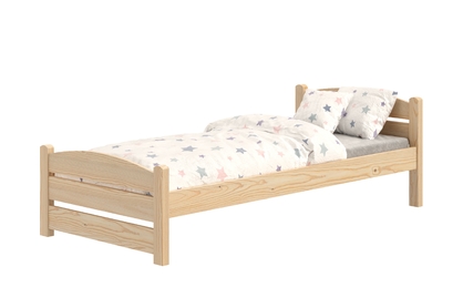 Łóżko dziecięce parterowe Sandio - 90x180 / sosna 