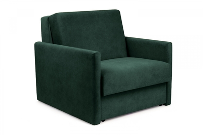 Sofa rozkładana Amerykanka Jolka 70 - zielony welwet łatwoczyszczący Zetta 298