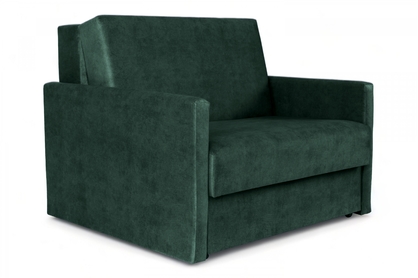 Sofa rozkładana Amerykanka Jolka 85 - zielony welwet łatwoczyszczący Zetta 298