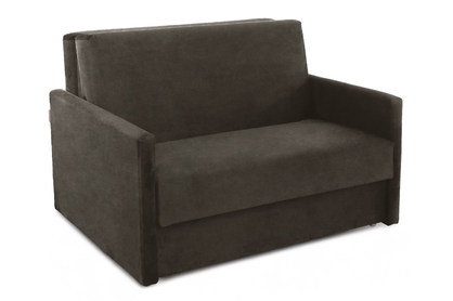 Sofa rozkładana Amerykanka Jolka 105 - brązowy welwet łatwoczyszczący Zetta 294