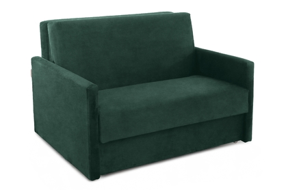 Sofa rozkładana Amerykanka Jolka 105 - zielony welwet łatwoczyszczący Zetta 298