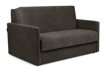 Sofa rozkładana Amerykanka Jolka 120 - brązowy welwet łatwoczyszczący Zetta 294