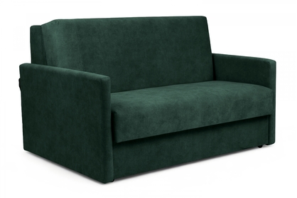 Sofa rozkładana Amerykanka Jolka 120 - zielony welwet łatwoczyszczący Zetta 298