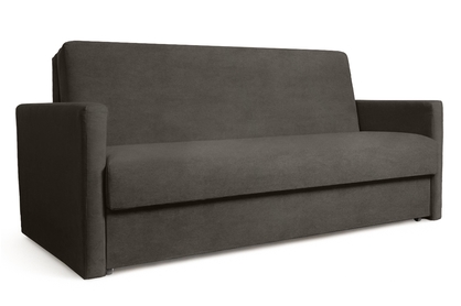 Sofa rozkładana Amerykanka Jolka 155 - brązowy welwet łatwoczyszczący Zetta 294