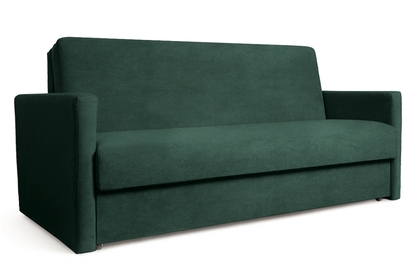 Sofa rozkładana Amerykanka Jolka 155 - zielony welwet łatwoczyszczący Zetta 298