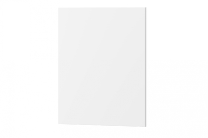 Lustro wiszące Alwa 21 70 cm - biały połysk