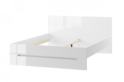 Łóżko sypialniane Selene 33 - 160x200 cm - biały połysk
