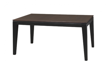 Stół rozkładany Fuego - 160-240x100 cm - dąb antyczny/nogi czarne