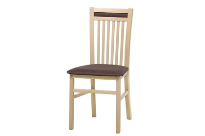 Krzesło Mars 131 z tapicerowanym siedziskiem - dąb sonoma / brązowy szenil Etna 23