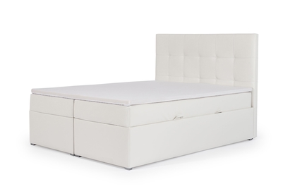 Łóżko kontynentalne z pojemnikami Alvares - 160x200