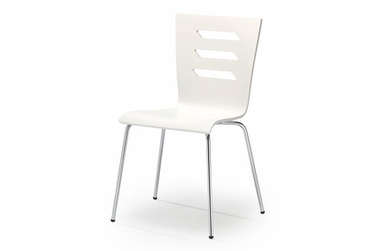 Krzesło K155 z metalowymi nogami - biały