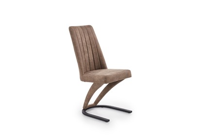 Krzesło tapicerowane K338 - brązowy
