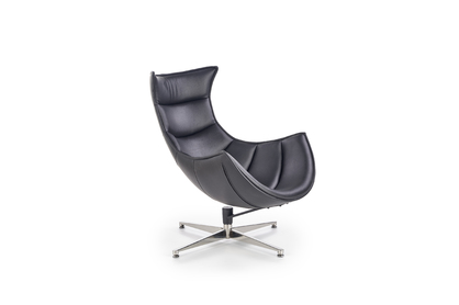 Luksusowy fotel wypoczynkowy LUXOR - czarny