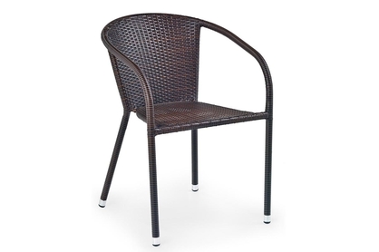 Krzesło ogrodowe Midas - ciemny brąz