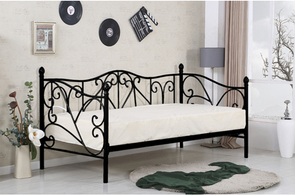 Łóżko do sypialni Sumatra 90x200 czarne