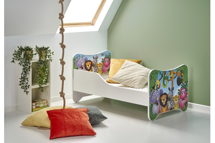 Łóżko dziecięce Happy Jungle - wielobarwny