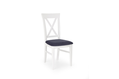 Krzesło Bergamo - biało / granatowe