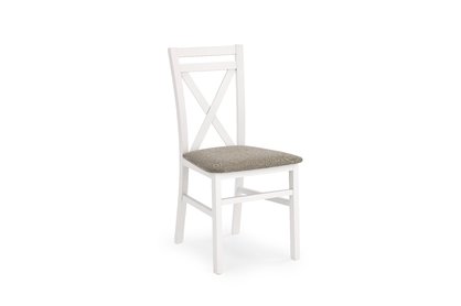 Krzesło do jadalni Dariusz białe/tap. Inari 23
