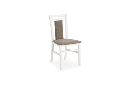 Krzesło do jadalni Hubert 8 białe/tap. Inari 23