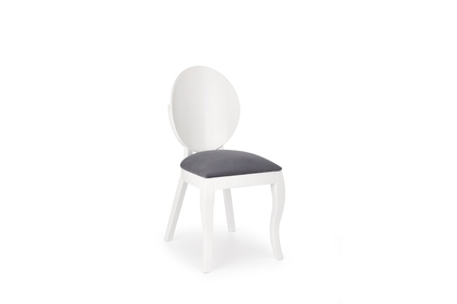 Krzesło do jadalni Verdi biało-popielate