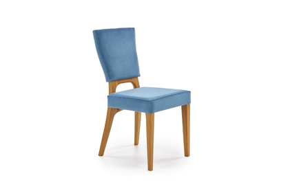 Krzesło tapicerowane Wenanty - dąb miodowy / morski 
