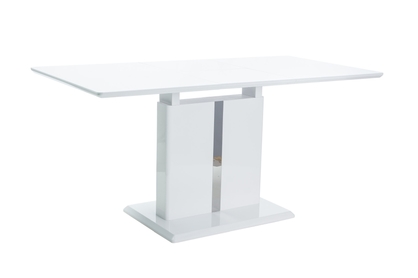 Stół rozkładany Dallas (110-150)X75 - biały lakier 