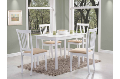 Stół do jadalni Fiord 110x70 cm - biały