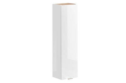 Wisząca szafka do łazienki Capri 20 cm - biały połysk/dąb kraft złoty