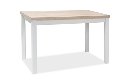 Stół do jadalni Adam 100x60 cm - dąb sonoma / biały