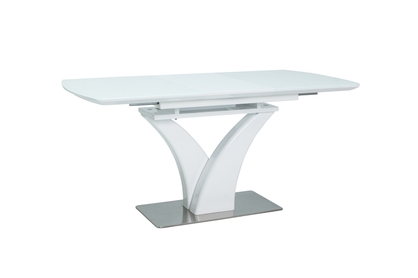 Stół rozkładany Faro 120(160)X80 - biały lakier