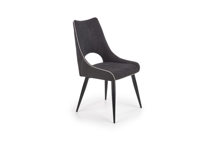 Krzesło tapicerowane K369 - ciemny popiel