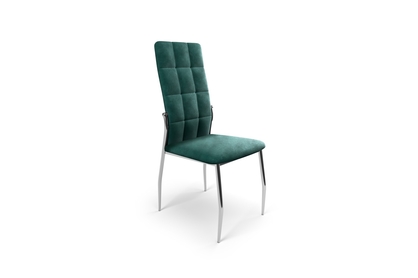 K416 krzesło ciemny zielony velvet