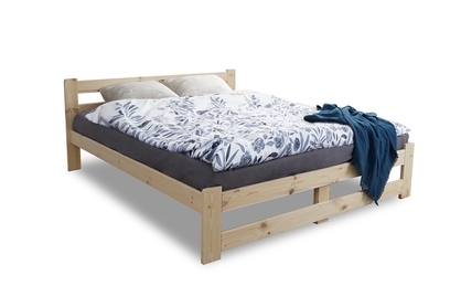 Łóżko sypialniane drewniane 160x200 Garifik E3 