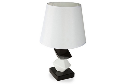 Lampa ceramiczna DEBBIE 1A Biały /Czarny