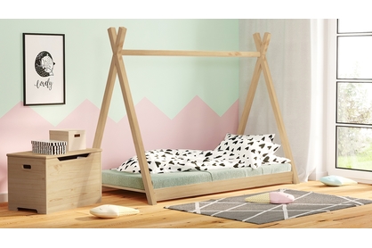 Łóżko dziecięce drewniane domek Tipi