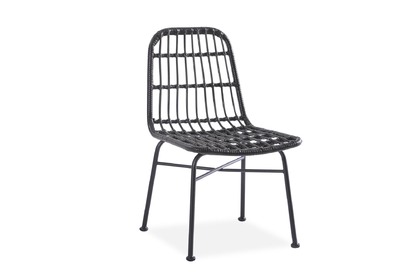 K401 krzesło czarny / popielaty
