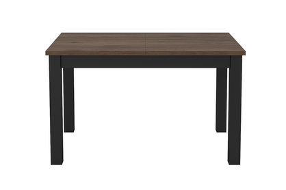 Stół rozkładany Olin 92 - 130-175x85  - orzech okapi / czarny