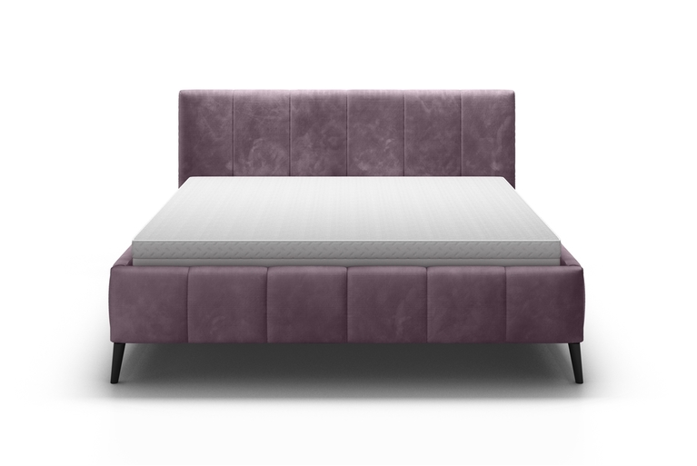 Łóżko sypialniane z pojemnikiem i materacem Riva 140x200 - Bestseller 2021 