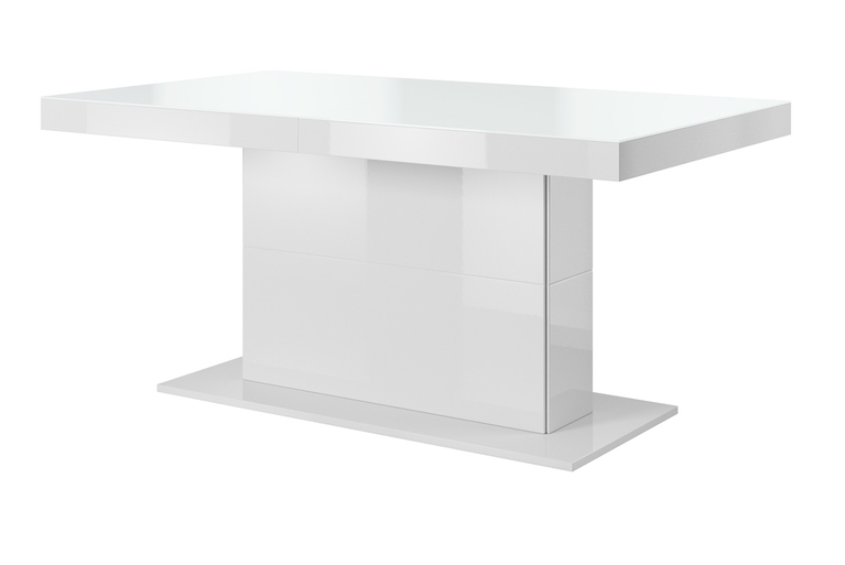 Stół Quartz 2497GP81 Biały/Białe szkło 