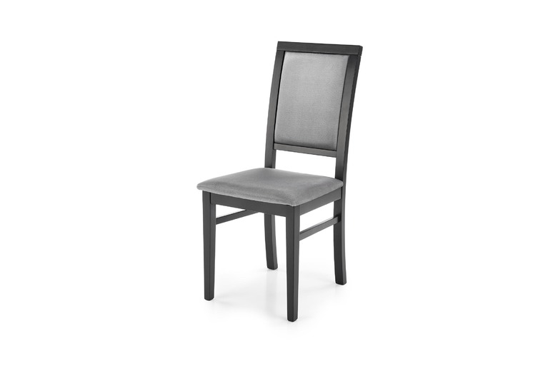 SYLWEK1 krzesło czarny / tap: velvet Monolith 85 (popiel)