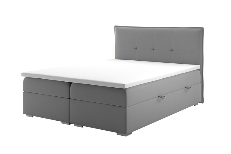 Łóżko kontynentalne z pojemnikami Ethan 160x200