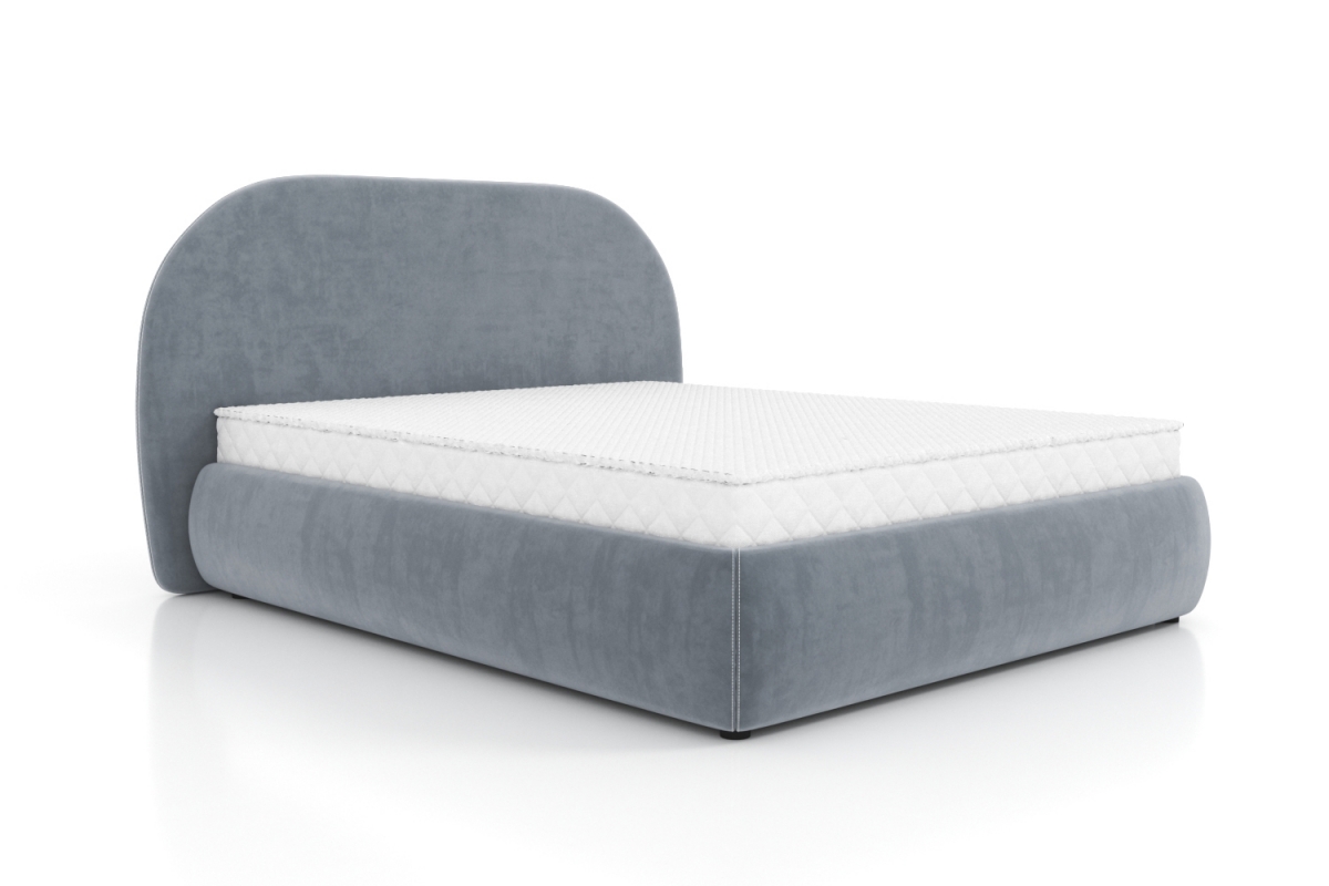 Tapicerowane łóżko sypialniane Lotulis - 160x200 tapicerowane łóżko 