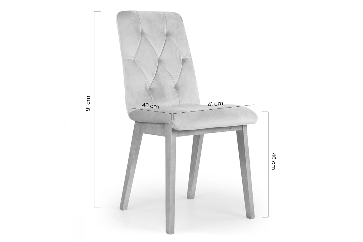 Krzesło tapicerowane Platinum 5 - granat Salvador 05 / nogi buk krzesło drewniane